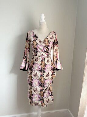 Chiara Boni La Petite Robe Triana Dress NWT Floral 8 44
